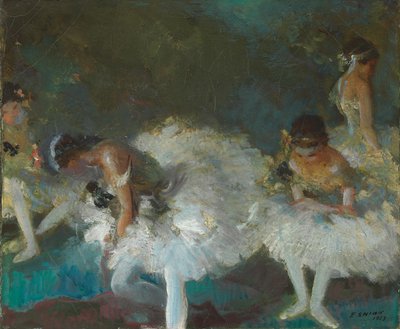舞者后台 作者 Everett Shinn