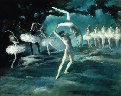 芭蕾舞 作者 Everett Shinn