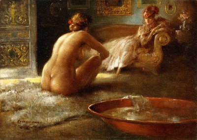 偷窥狂和她的浴女 作者 Everett Shinn