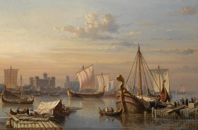 19世纪中叶，泰晤士河上的海盗船 作者 Everhardus Koster