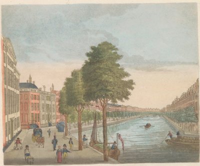 海伦格拉特景观，约 1810-1813 年
Vue du Heere-Gracht，prise du Spiegel-Straat，jusqu