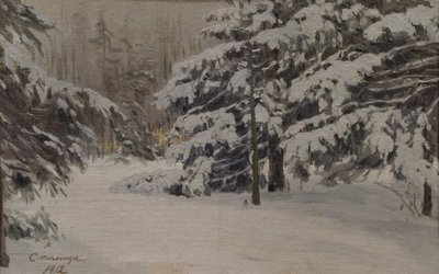 1912年圣彼得堡冬日 作者 叶夫根尼·伊万诺维奇·斯托利萨