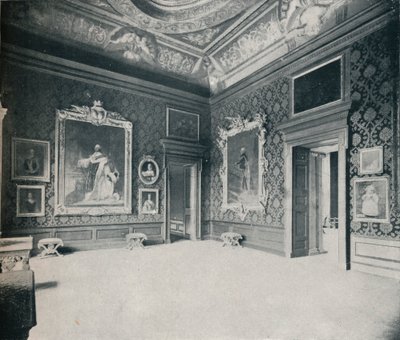 卡洛林女王客厅，摄于1901年，肯辛顿宫，1901年 作者 艾尔（Eyre）和Spottiswoode