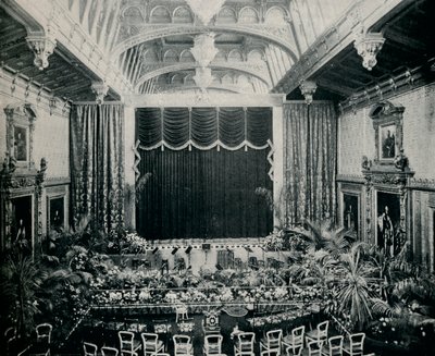 滑铁卢庭，温莎城堡，适合作为1891年国家戏剧的剧院，c1891,1901 作者 艾尔（Eyre）和Spottiswoode