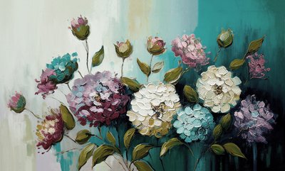 帆布花卉静物画出售，在线墙面艺术打印 作者 法赫塔利·阿卜杜勒拉希姆