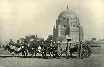 印度驻军火炮连重型炮兵40公分ML设备-卡其色钻探订单，1901年。 作者 布雷姆纳