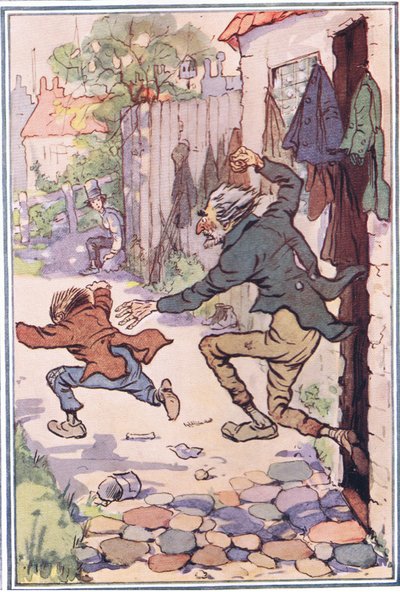 1914年大卫·科波菲尔德（David Copperfield）向他们发送飞行后，赫德冲出了商店 作者 FMB布莱奇