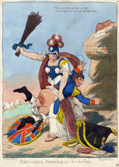 BRITANNIA 纠正不守规矩的男孩（拿破仑） 作者 F. Williams