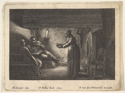 萨蒂尔和农民，1644年。 作者 范登温加德