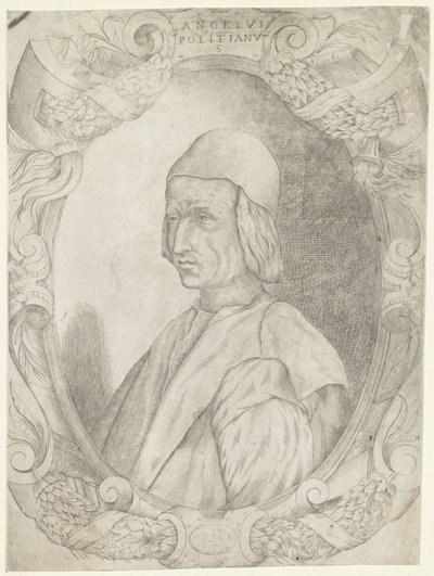 Portret van Agnolo Poliziano 作者 法比奥·利西尼奥