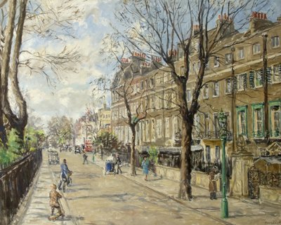 Cheyne Walk，1939年4月，1943年 作者 菲莉·哈玛（Fairlie Harmar）