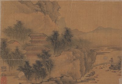 景观与人过桥。 作者 范红