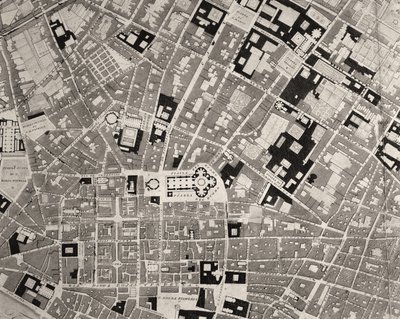 佛罗伦萨地图，细节，1843年和1866年雕刻细节100310 作者 Fantozzi