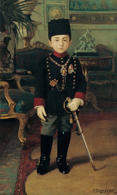 王子阿卜杜勒拉希姆·海里·埃芬迪 作者 福斯托·佐纳罗（Fausto Zonaro）