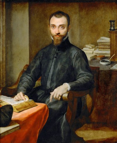 主教 Giuliano della Rovere (1559-1621) - Federigo Barocci (1528-1612)。 布面油画，约 1595 年。尺寸：117x97.5 厘米。 维也纳艺术史博物馆 作者 费德里科·菲奥里（Federico Fiori）Barocci或Baroccio