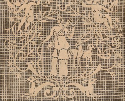 Les Singuliers et Nouveaux Portraicts...第45页背面，1588。 作者 费德里科·德·温西奥洛