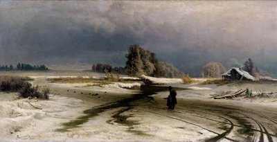 解冻，1871年 作者 费多（Fedor Aleksandrovich Vasiliev）