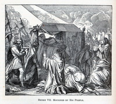 亨利七世被他的人民悼念, 1882年 作者 费多·鲁什