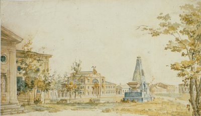 赫尔松广场，1797年 作者 费多尔·雅科夫列维奇·阿列克谢耶夫