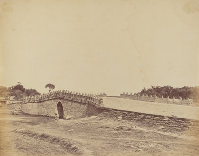 北京附近的八里桥，1860年9月21日与中国皇军交战的现场 作者 菲利斯·比托（Felice Beato）