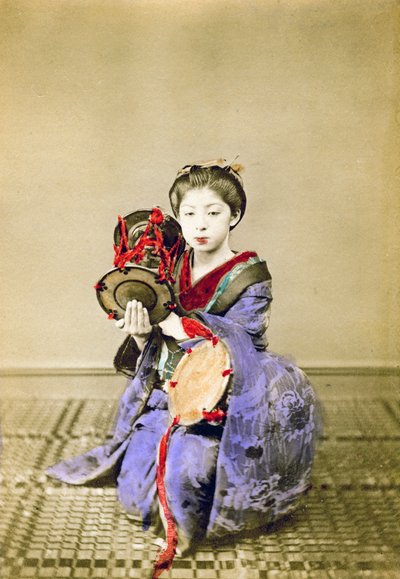 1882年，艺ish扮演都津， 作者 菲利斯·比托（Felice Beato）