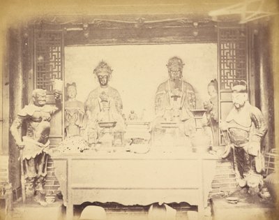 1860年8月1日，中国北塘市第一师总部大楼 作者 菲利斯·比托（Felice Beato）