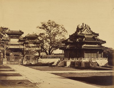 帝国冬宫，北京，1860年10月29日 作者 菲利斯·比托（Felice Beato）