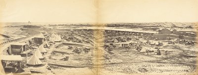 1860年8月1日，贝当要塞内部，展示普罗宾的马匹 作者 菲利斯·比托（Felice Beato）