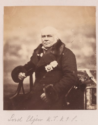 詹姆斯·布鲁斯·埃尔金八世伯爵，1860年 作者 菲利斯·比托（Felice Beato）