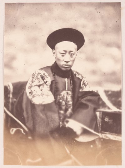 Prince Gong Qinwang of China, 1860 作者 菲利斯·比托（Felice Beato）