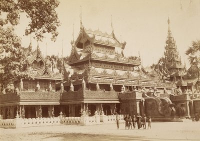 曼德勒皇后Soopyalat黄金学校 作者 菲利斯·比托（Felice Beato）