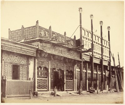 [北京鞑靼城的街道和店铺］ 作者 亨利鲱鱼