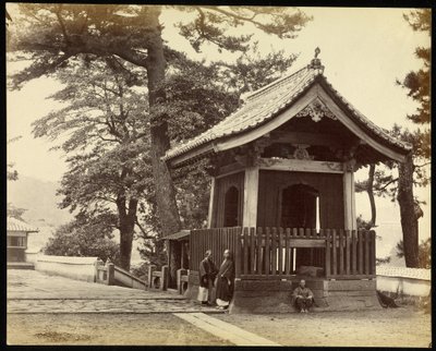 长崎町的寺庙 作者 菲利斯·比托（Felice Beato）