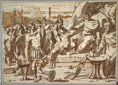 Caius Mucius Scaevola 和 Porsena 作者 菲利斯·贾尼
