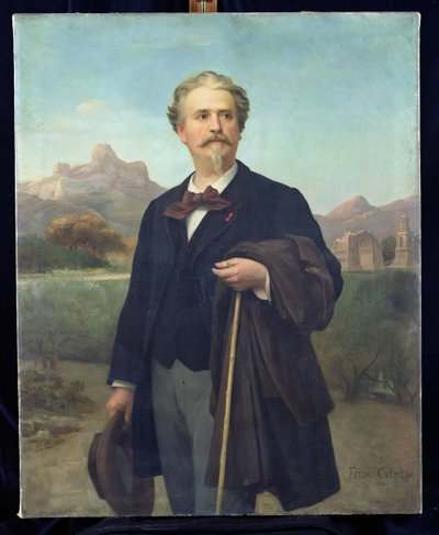弗雷德里克米斯特拉尔（1830-1914）1885年的肖像 作者 Felix Auguste Clement