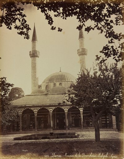 Album " Damas et Baalbek ": 大马士革的清真寺 作者 菲利克斯邦菲尔斯