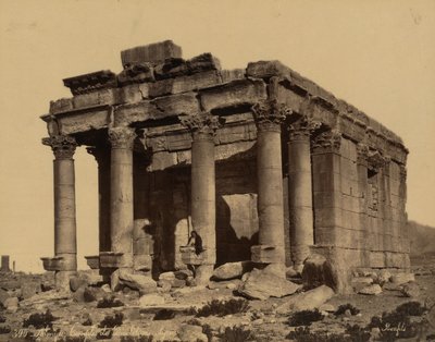 帕尔米拉的Bel或Baal Shamin神庙，约1875年（照片）。 作者 菲利克斯邦菲尔斯