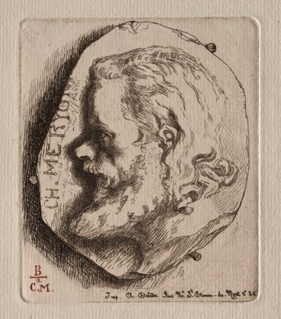 查尔斯·梅里昂（Charles Meryon），1854年。 作者 费利克斯·布拉克蒙德