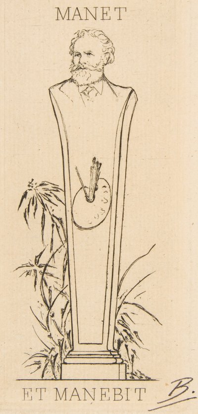 马奈的前书信，1875年。 作者 费利克斯·布拉克蒙德