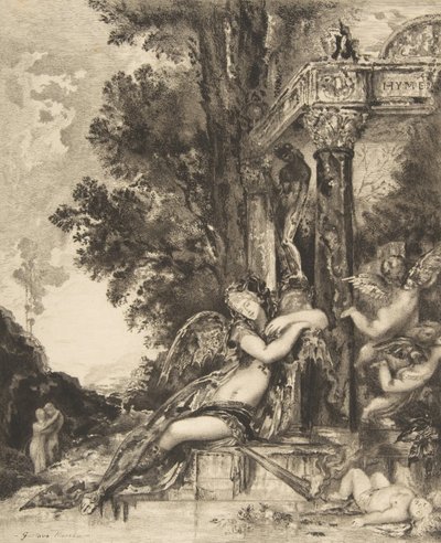 La Discorde, 1886. 作者 费利克斯·布拉克蒙德