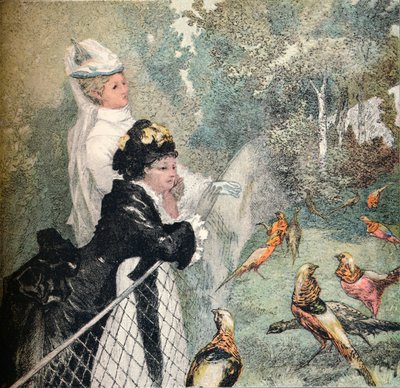 Jardin DAcclimatation，c1895年 作者 费利克斯·布拉克蒙德