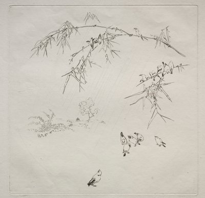 巴黎服务（哈维兰服务）：雨》（第 10 号） 作者 费利克斯·布拉克蒙德