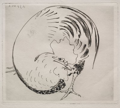 高调服务：Rooster，c。 1860年。 作者 费利克斯·布拉克蒙德