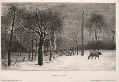 1862年冬季。 作者 费利克斯·布拉克蒙德