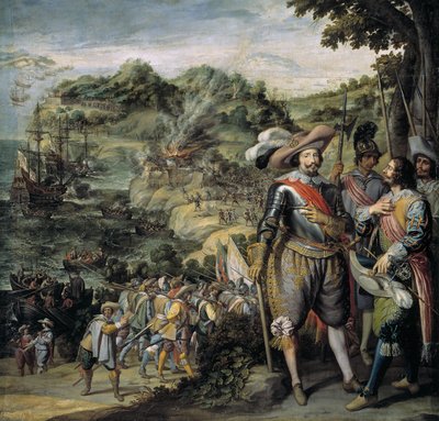 唐·法德里克·德·托莱多（Don Faderique de Toledo）对圣基茨的占领，1634年 作者 费利克斯·卡斯特洛