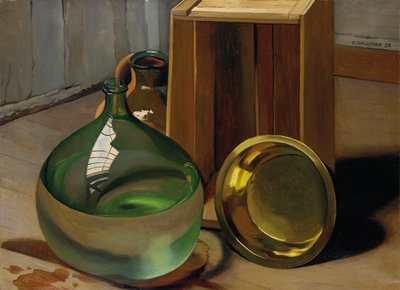 黛米约翰和板条箱，1925年 作者 费利克斯·爱德华·瓦洛顿
