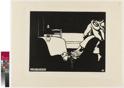五点钟，《 Intimacies》的第七版，1898年 作者 费利克斯·爱德华·瓦洛顿