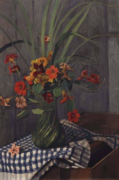 金莲花，1920 作者 费利克斯·爱德华·瓦洛顿