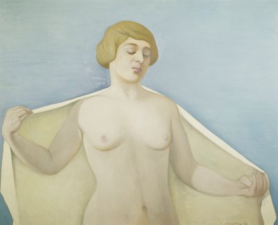 从浴缸里出来；离开浴室，1914年 作者 费利克斯·爱德华·瓦洛顿