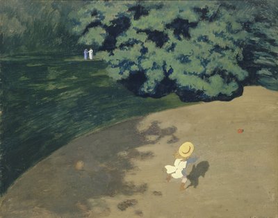 舞会，1899年 作者 费利克斯·爱德华·瓦洛顿